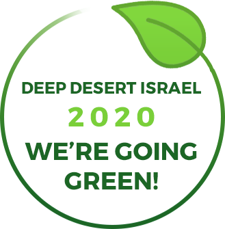 Deep Desert Israel 2020 We're going green!